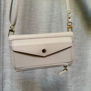 Jaorty Cream Beige iPhone 11 Wallet Case Crossbody - Detachable Strap Card Holde